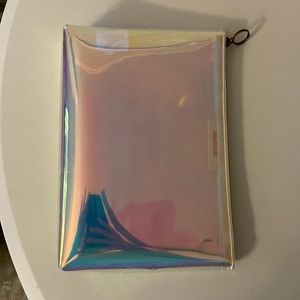 Colorful Madewell pouch, translucent! Has a little wear but good condition